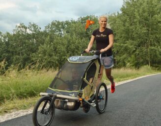 Leggero švýcarské vozíky za kolo, kočárky a joggery 3v1